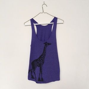 Purple Racerback Tank